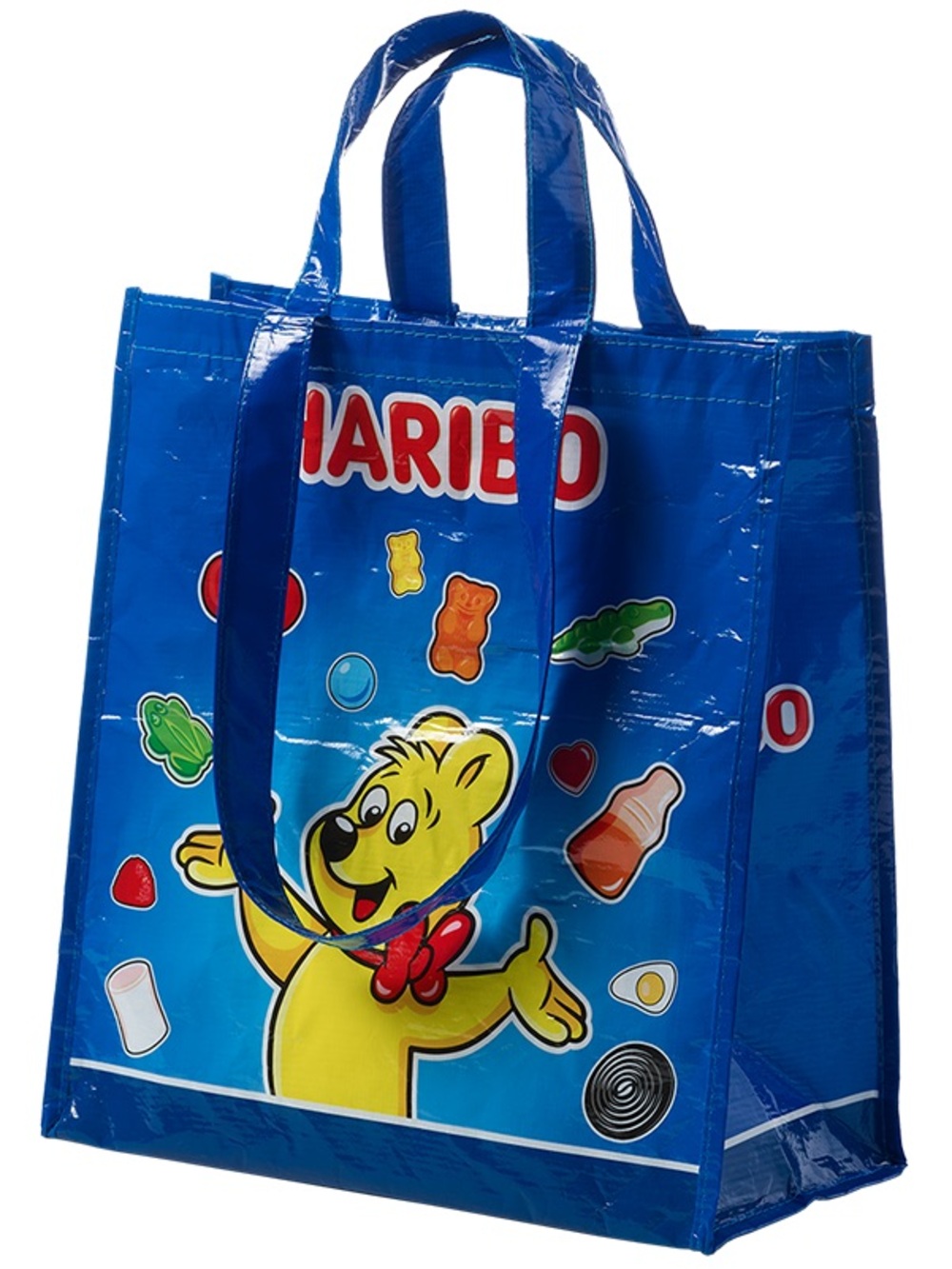 HARIBO Blue Reusable Tote Bag - Fun Candy Bear Design - From Germany/Austria